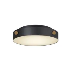 Maxim Lighting Rivet 1 - Light Flush Mount in  Black/Antique Brass