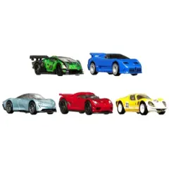 2022 Premium Car Culture Mix 4 "Exotic Envy" 5 piece Set with Container "Car Culture" Series Diecast Model Cars by Hot Wheels