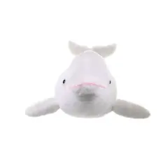 Wild Republic Cuddlekins Beluga Whale Stuffed Animal, 12 Inches