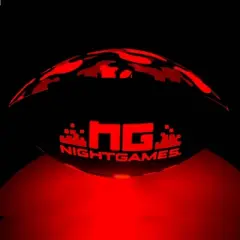 Night Games LED Light Up Graphic Jr Size Football - Camoflauge