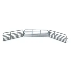 Standi Toys 1/64 3 Pack of Silver Plastic 16 Feet to Scale Cattle Gates ST440