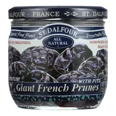 St. Dalfour Giant French Prunes With Pits - Case of 6/7 oz