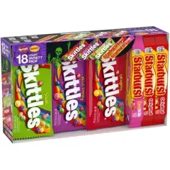 Mars - Skittles & Starburst Halloween Candy Chewy Variety Pack - 37.05oz/18ct