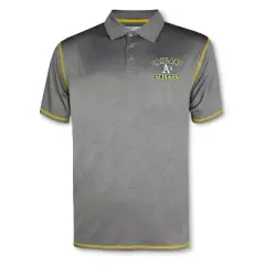 MLB Oakland Athletics Men's Your Team Gray Polo Shirt