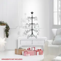 Casafield Ornament Display Stand - Wrought Iron Christmas Tree Ornament Holder