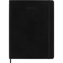 Moleskine 2023 Notebook Planner Weekly 18 Month XL Soft Cover Black