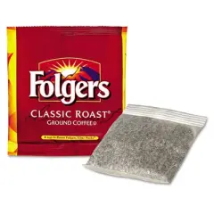 Folgers Coffee Filter Packs, Regular, In-Room Lodging, .6oz, 200/Carton