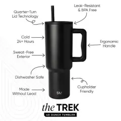 NCAA Syracuse Orange Simple Modern Trek Tumbler - 40oz