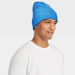 Men's Lofty Chunky Knit Beanie - Goodfellow & Co&trade; Blue