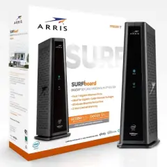 ARRIS SURFboard DOCSIS 3.1 Wi-Fi Cable Modem, Model SBG8300 (Black)