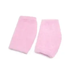 Unique Bargains Soften Cracked Skin Moisturizing Exfoliating Elbow Cover Sleeves Pink 1 Pair