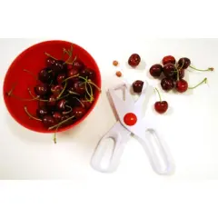 Norpro 8-Inch Deluxe Cherry Pitter, White