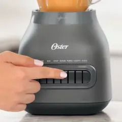 Oster Easy-to-Clean Blender with Dishwasher-Safe Glass Jar with a 20 oz. Blend-n-Go Cup: 700W, 8 Speeds, Smoothie Blender