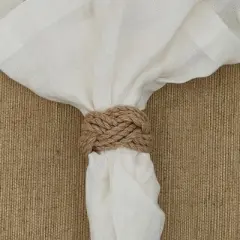Park Designs Jute Rope Napkin Ring Set of 4