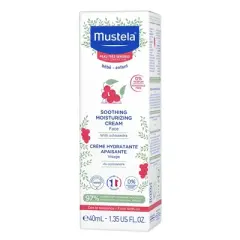 Mustela Sensitive Soothing Moisturizing Baby Face Cream - Unscented - 1.35 fl oz