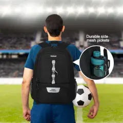 Youth Soccer Bag,Basketball Bag with Ball Compartment & Shoe Compartment,Backpack