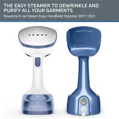 Rowenta Xcel Steam Easy Handheld Garment Steamer for Clothes &ndash; Blue