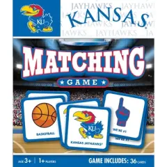 MasterPieces Officially Licensed NCAA Kansas Jayhawks Matching Game for Kids and Families