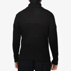 X RAY Men's Ribbed Pattern Turtleneck Sweater