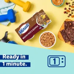 Minute Rice Gluten Free to Serve Brown Rice & Quinoa Cups -2ct