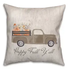 Creative Products Harvest Truck 18 x 18 Indoor / Outdoor Pillow