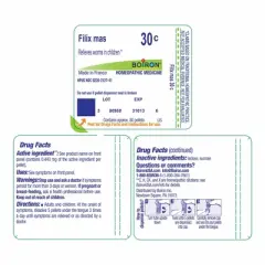 Filix Mas 30C by Boiron Homeopathic Single Medicine For Children  -  80 Pellet