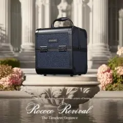 Byootique Makeup Train Case Cosmetic Organizer w/ Mirror Artist