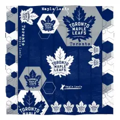 NHL Toronto Maple Leafs Hexagon Comforter Set