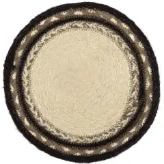 Sawyer Mill Charcoal Cow Jute Trivet 8