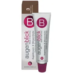 BerryWell AugenBlick (#1 Black) Eyebrow & Eyelash Tint Haircolor Dye Hair Color (0.51 oz) | Augen Blick by Berry WEll