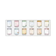 Recycled Seasonal Wall Calendar, Illustrated Seasons Artwork, 12 x 16.5, 12-Month (Jan to Dec): 2026