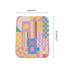 Unique Bargains Women Anti-skid Makeup Mirror for Travel Multicolor 1 Pc