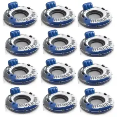 INTEX River Run I Inflatable Floating Raft Tubes 12-pack