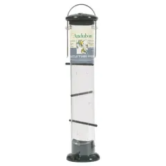 Audubon Finch 2 lb Plastic Thistle Tube Bird Feeder 8 ports