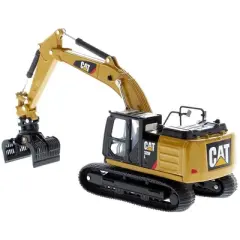 CAT Caterpillar 320F L Hydraulic Tracked Excavator with 5 Work Tools "Play & Collect!" 1/64 Diecast Model by Diecast Masters