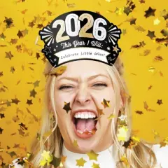 Big Dot of Happiness Hello New Year's Eve Party Headbands, 2026 New Years Resolution Party Hats, New Year Party Favors, 2026 NYE Party Decorations,