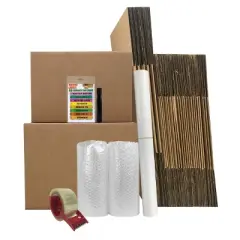 UBMOVE Moving Boxes 2 Room Bigger Smart Moving Kit 28 Boxes , Tape, and more