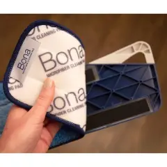 Bona Cleaning Products Reusable Mop Refill Multi Surface Microfiber Cleaning & Mopping Pads Value Pack - Unscented - 3ct