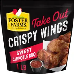 Foster Farms Chipotle BBQ Take Out Chicken Wings - Frozen - 16oz