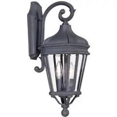 Minka Lavery Harrison 20" High Vintage Black Outdoor Wall Light