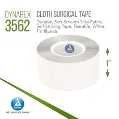 Dynarex 3562 Cloth Surgical Tape 1 in. x 10 yds (Box of 12)