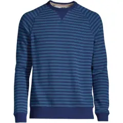Lands' End Men's Serious Sweats French Terry Crewneck Sweatshirt