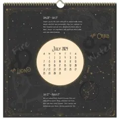 Lang 2024 Wall Calendar 12"x12" Die-Cut Zodiac