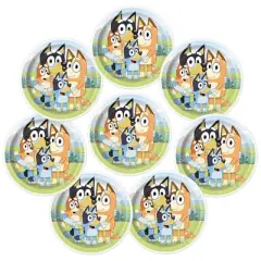 Bluey 9" 8ct Paper Party Dinner Plates