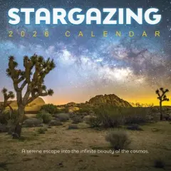 TF Publishing 13.5"x14.5" 2026 Stargazing Wall Calendar