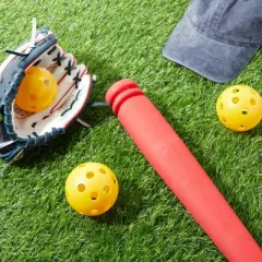 Juvale 12 Pack Baseball Training Balls for Indoor Outdoor, Plastic Sports Essentials, Yellow, 3 in