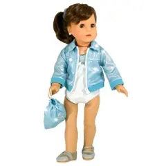 Sophia&rsquo;s Gymnastics Outfit Set for 18'' Dolls, Aqua