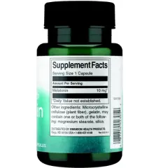 Swanson Dietary Supplements Triple Strength Melatonin 10 mg Capsule 60ct
