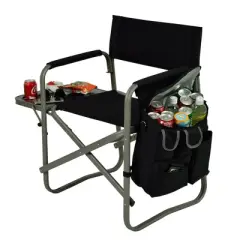 NCAA Washington State Cougars Deluxe Sports Chair with Side Table