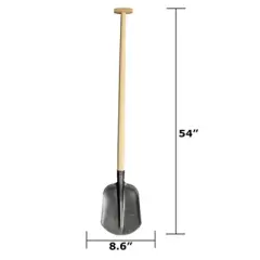 DeWit Small T-Handle Shovel &ndash; Ergonomic Design for Easy Border Digging